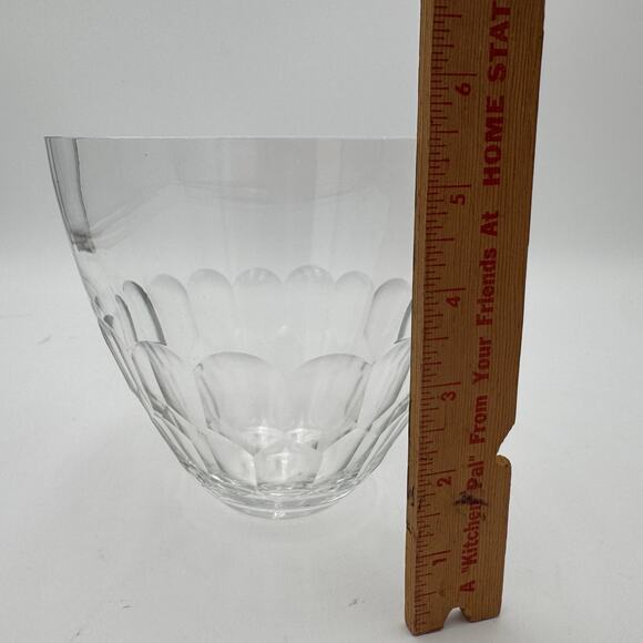 Vera Wang Flowers by FTD Lead Crystal Bowl Vase 6.25" x 5.5" Honeycomb - Picture 4 of 6